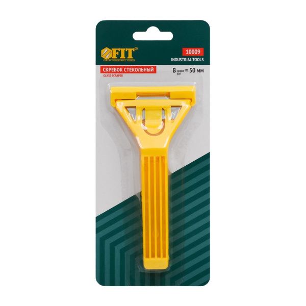 07FI6827 Скребок стекольный пластиковый, ширина лезвия 50 мм