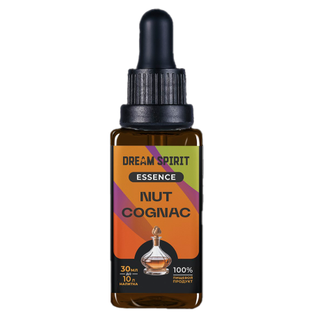 03081440 Эссенция Dream Spirit Ореховый КоньякNut Cognac (ароматизатор пищевой), 30 мл