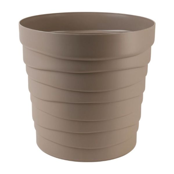 ГоВМ3928 Кашпо Бархан с донышком (7,5л) Цв. Мокачино (Арт. КШ-5750)(1х12)