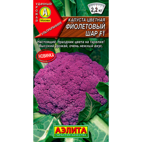 Капуста цветная фиолетовый шар F1