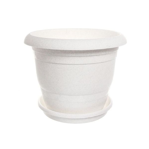 5260мр Кашпо 23 л ТОПРАК мраморное