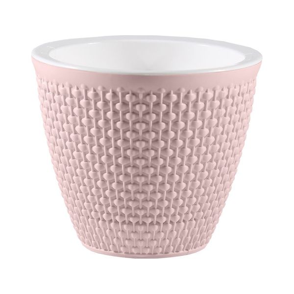 ГоВМ4035 Кашпо Ротанг  (1,6л.) Цв. Бежево-розовый (Арт. КШ-4555)(1х20)