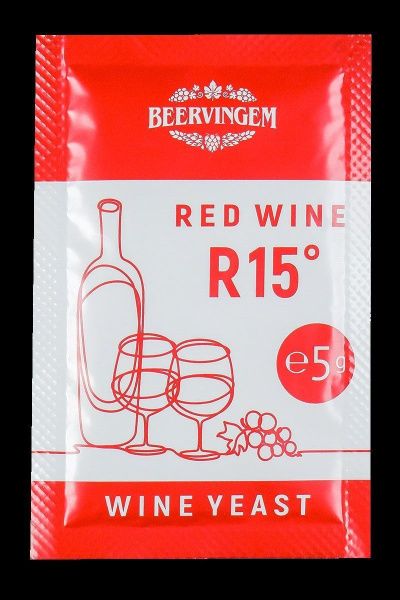 Винные дрожжи Beervingem Red Wine R15, 5 г