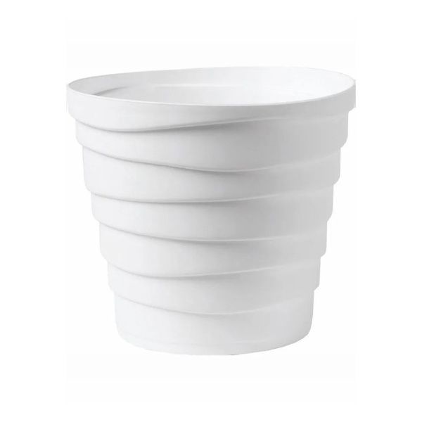 ГоВМ3899 Кашпо Бархан (1,4л) Цв. Белый (Арт. КШ-4334)(1х30)