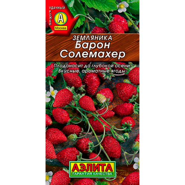 Земляника ремонтантная Барон Солемахер