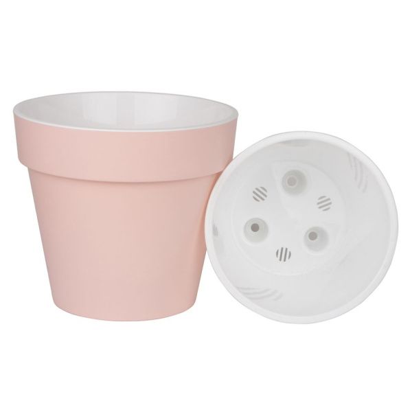 ПР20-20 ПР20-20 Протея 3,7л  Розово-вереск-белый пласт.горш. d20 h18,5 с вкладкой