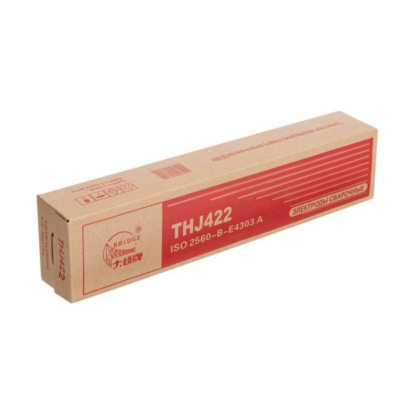 07FI9402 Электроды THJ422 Bridge (аналог МР-3) для низкоуглеродистых сталей  3,2 мм х 350 мм (коробка 5 кг)