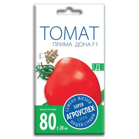 02Аг5848 Томат Прима Дона F1, семена Агроуспех 0,05г (300)