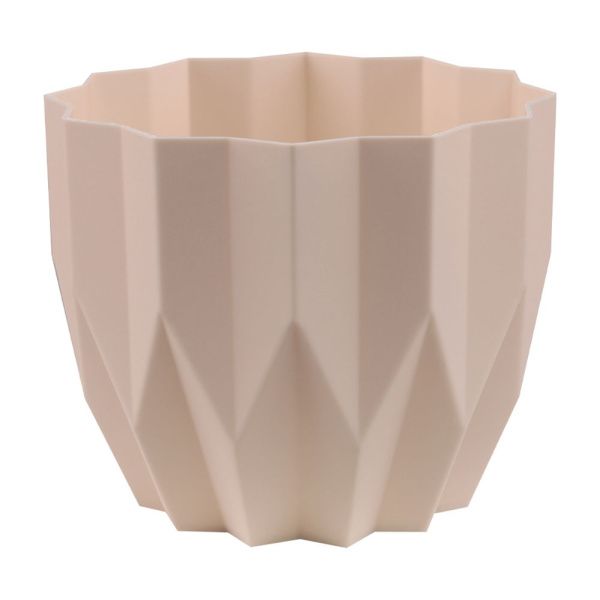 ГоВМ3874 Кашпо Геометрия (5,8л.) Цв. Пудровый (Арт. КШ-5816(1х10)