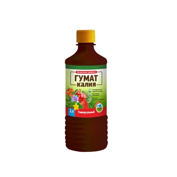 01Би9909 Гумат Калия БиоМастер - Универсальный, 1л, концентрированное органическое удобрение