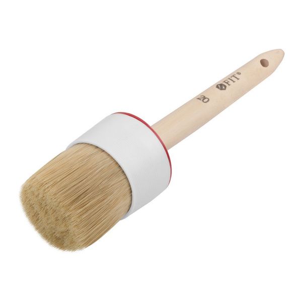 07FI7414 Кисть круглая, натуральная светлая щетина №20 (65 мм)