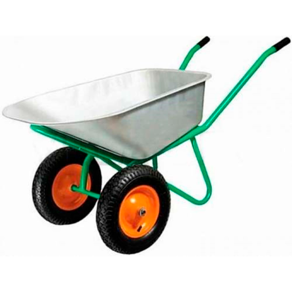 01049129 Тачка строительная двухколесная (колесо пневмо) 110л