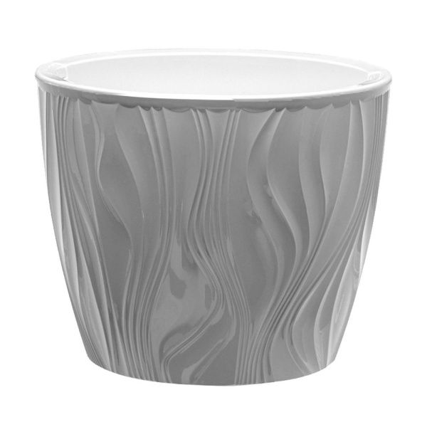 ГоВМ4045 Кашпо Венеция (3л.) Цв. Серый жемчуг (Арт. КШ-9647)(1х16)