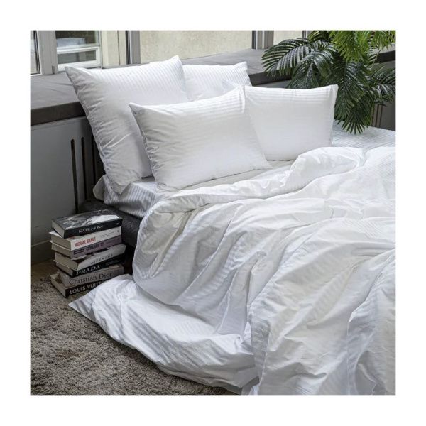 153317 КПБ 2.0 Monocolor нав.50х70 м206.21.21кSM рис.3182-1 белый