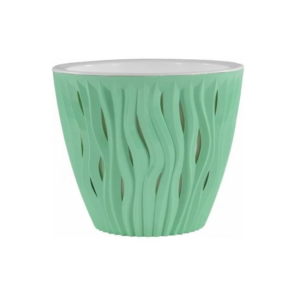 ГоВМ4033 Кашпо Вдохновение (3л.) Цв. Мята (Арт. КШ-5662)(1х12)