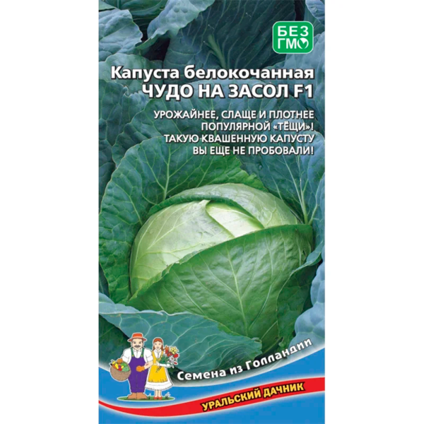 Капуста белокочанная Чудо на засол F1 (УД)