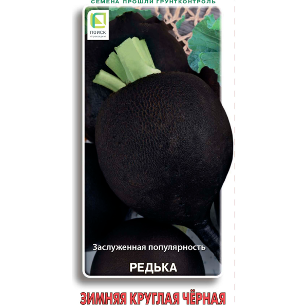 Редька Зимняя круглая черная (ЦВ) 2гр