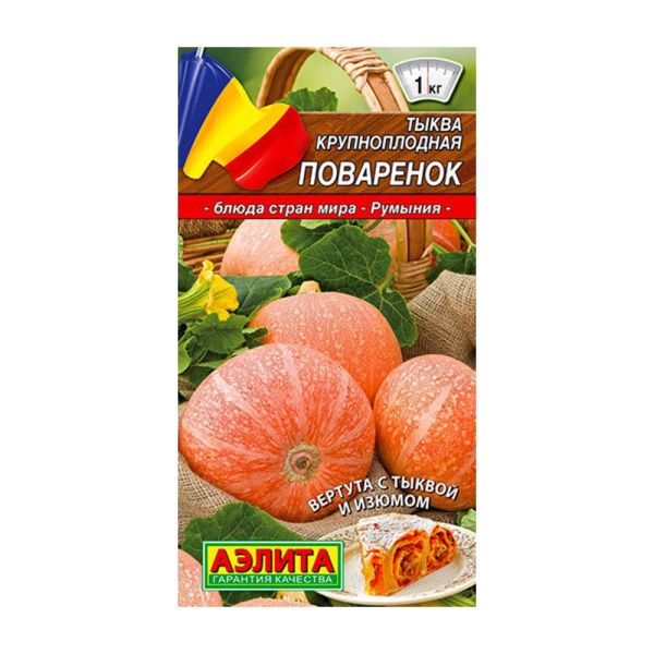 02Аэ1208 Тыква крупноплодная Поваренок